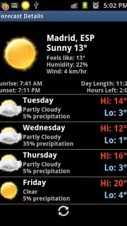 Rings Digital Weather Clock captura 2
