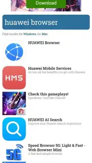HUAWEI Browser captura 3
