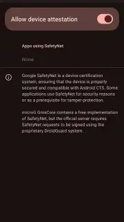 microG Services (GmsCore) captura 3