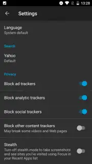 Firefox Focus captura 6