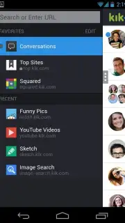 Kik Messenger captura 1