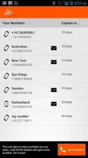 Hushed - Anonymous Calls, SMS captura 4