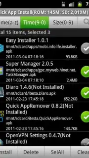 Quick App Install captura 1