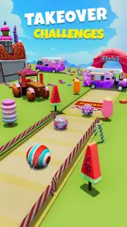 Candy Ball Run - Rolling Games captura 1