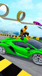 Superhero Car Stunt- Car Games captura 2