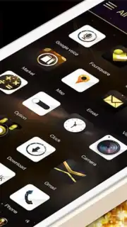 Gold Rush GOLauncher EX Theme captura 5