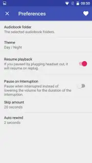 Material Audiobook Player captura 5