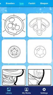 Coloring Brawl Stars captura 8