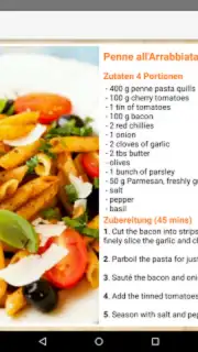 Pasta Rezepte captura 1