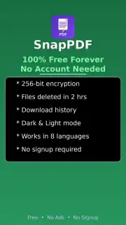 SnapPDF — PDF Tools captura 1