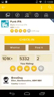 Untappd captura 3