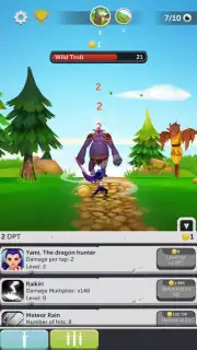 Taps and Dragons - Idle Heroes captura 2