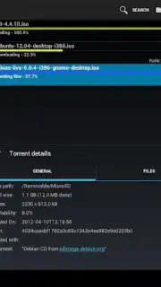 tTorrent Lite captura 2