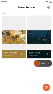 MIUI Screen recorder captura 1