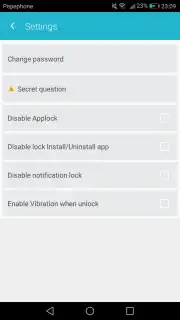 App Locker captura 1