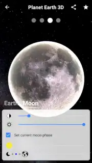 Earth Planet 3D live wallpaper captura 10
