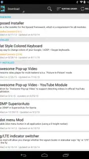 Xposed Installer captura 3