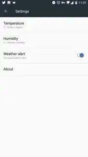 OnePlus Weather captura 1