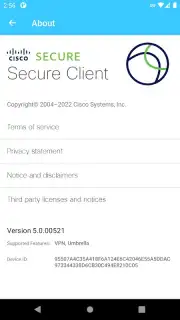 Cisco Secure Client captura 1