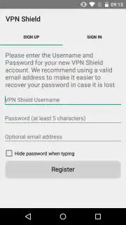 VPN Shield captura 5