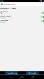 Ghostery Privacy Browser captura 1
