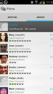 Goals Messenger captura 3