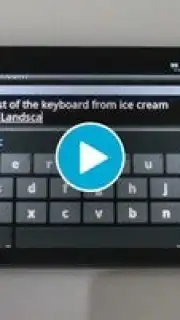 Ice Cream Sandwich Keyboard captura 1