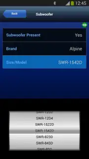 Alpine TuneIt App captura 1